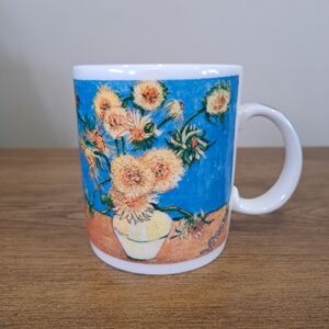 Chaleur Ceramic Mug Vincent Van Gogh's Sunflowers Master Impressionists Cup